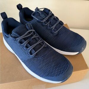 Navy Women's Orthofeet Shoes